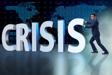 Kriz İş Konsepti İşadamı