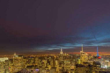 New York - 20 ARALIK 2013: Aşağı Manhattan 'ın Görünümü