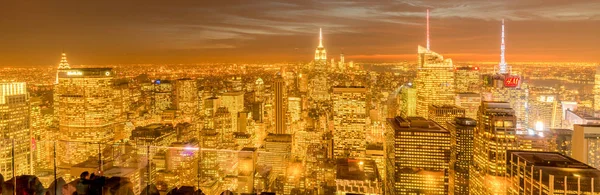 New York - December 20, 2013: View of Lower Manhattan on Decembe — 图库照片