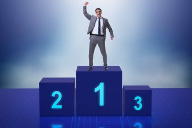 Yarışmada ilk alarak işadamı yerleştirin