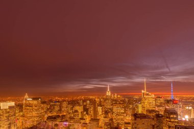 New York - 20 ARALIK 2013: Aşağı Manhattan 'ın Görünümü