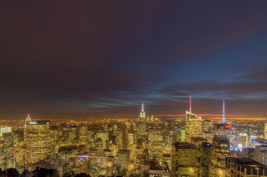 New York - 20 ARALIK 2013: Aşağı Manhattan 'ın Görünümü