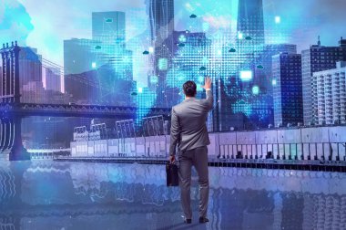 Bulut bilgi işlem kavramı işadamı