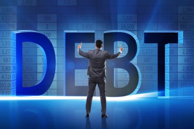 Borç işi kavramında iş adamı