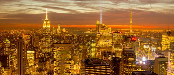 Nowy Jork - GRUDZIEŃ 20, 2013: Widok na dolny Manhattan w grudniu — Zdjęcie stockowe