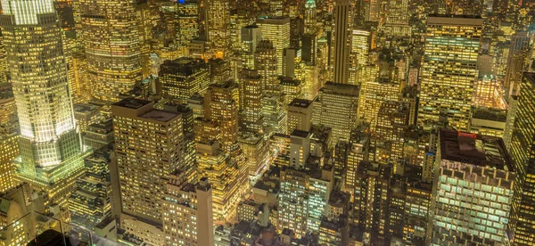 Günbatımında New York Manhattan manzarası