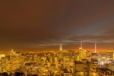 New York - 20 ARALIK 2013: Aşağı Manhattan 'ın Görünümü