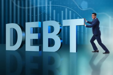 Borç işi kavramında iş adamı