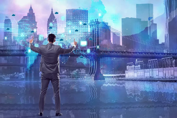 Bulut bilgi işlem kavramı işadamı