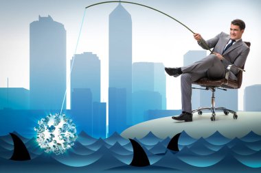 İşadamı sudan dolar avlıyor