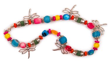 Beyaz arka plan üzerinde izole zarif bilezik