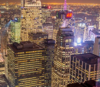 New York - 20 ARALIK 2013: Aşağı Manhattan 'ın Görünümü