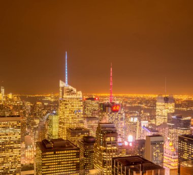 New York - 20 ARALIK 2013: Aşağı Manhattan 'ın Görünümü