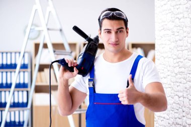 Tamirci matkap perforator Delme ile çalışma