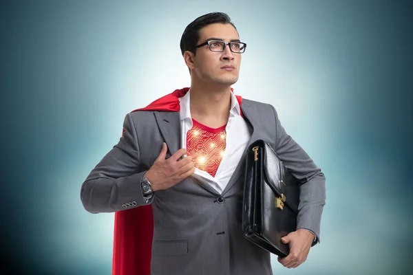 Superheld zichzelf voorbereiden op grote dingen — Stockfoto