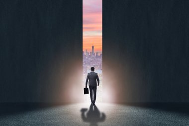 İşadamı hırsı doğru yürüyüş