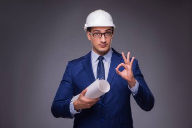 Endüstriyel kavramında genç mimar