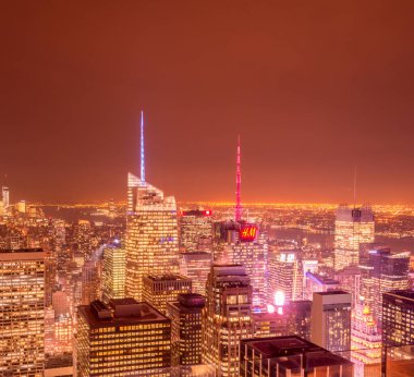 New York - 20 ARALIK 2013: Aşağı Manhattan 'ın Görünümü