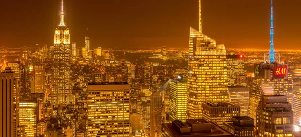 Nueva York - 20 de diciembre de 2013: Vista del Bajo Manhattan en Decembe — Foto de Stock