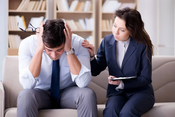 Medicinskt koncept med psykologbesök — Stockfoto