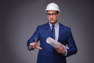 Endüstriyel kavramında genç mimar