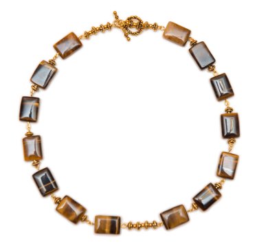 Beyaz arka plan üzerinde izole zarif mücevherler