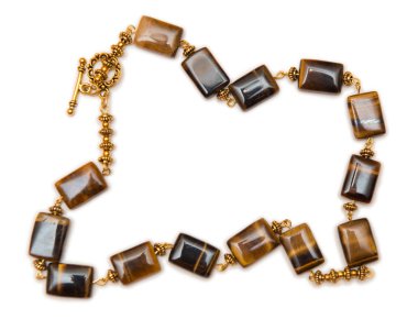 Beyaz arka plan üzerinde izole zarif mücevherler