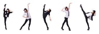 kadın dansçı modern dansları