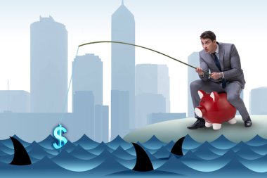 İşadamı sudan dolar avlıyor