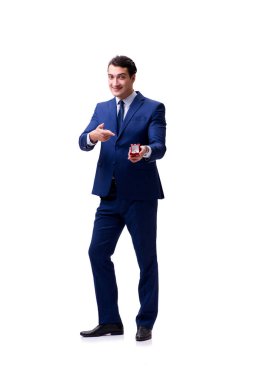 Evlilik teklifi yapan bir adamın romantik konsepti.