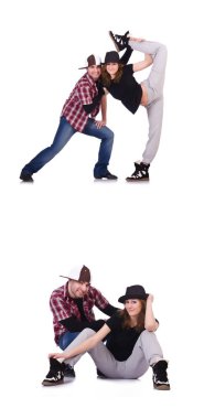 modern dansları dans dansçı çifti