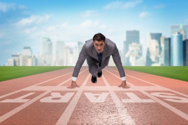 İşadamı yavaştan koşmaya başladı