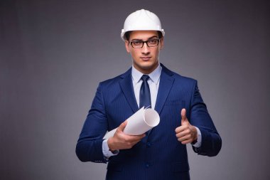 Endüstriyel kavramında genç mimar