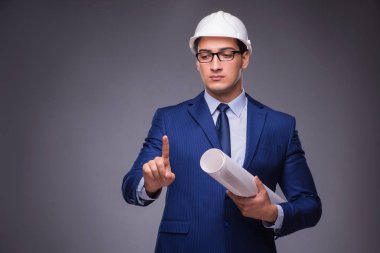 Endüstriyel kavramında genç mimar