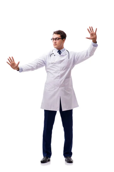 Young doctor isolated on white background — Stock Photo, Image