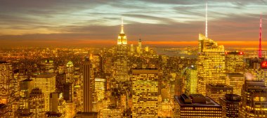 New York - 20 ARALIK 2013: Aşağı Manhattan 'ın Görünümü