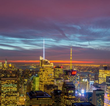 New York - 20 ARALIK 2013: Aşağı Manhattan 'ın Görünümü