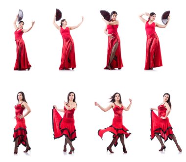 kadın dansçı İspanyol dansları