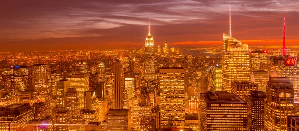 New York - DECEMBER 20, 2013: View of Lower Manhattan on Decembe — Stock Photo, Image