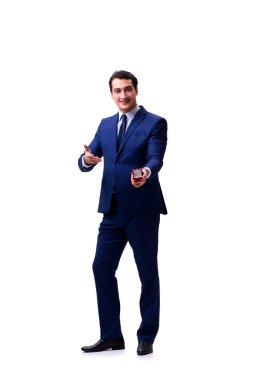 Evlilik teklifi yapan bir adamın romantik konsepti.