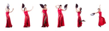 kadın dansçı İspanyol dansları