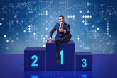 Yarışmada ilk alarak işadamı yerleştirin