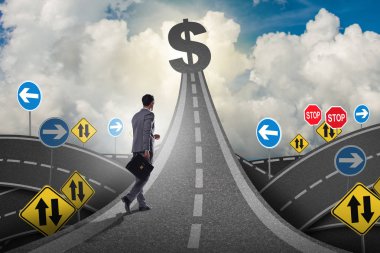 İşadamı kâr hedefine doğru yürüyor