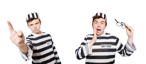 Funny prison inmate in concept — Stock Photo, Image