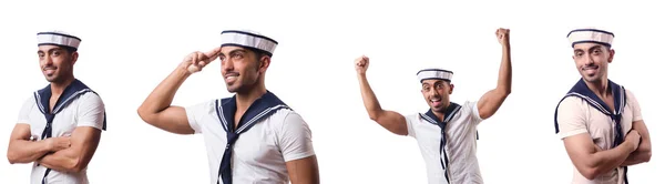 Sailor isolerat på den vita bakgrunden — Stockfoto