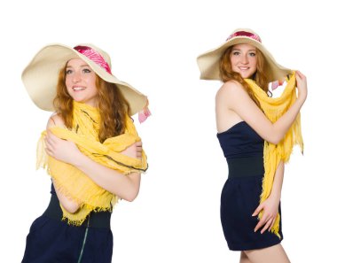 Moda dünyasında genç bir kadın