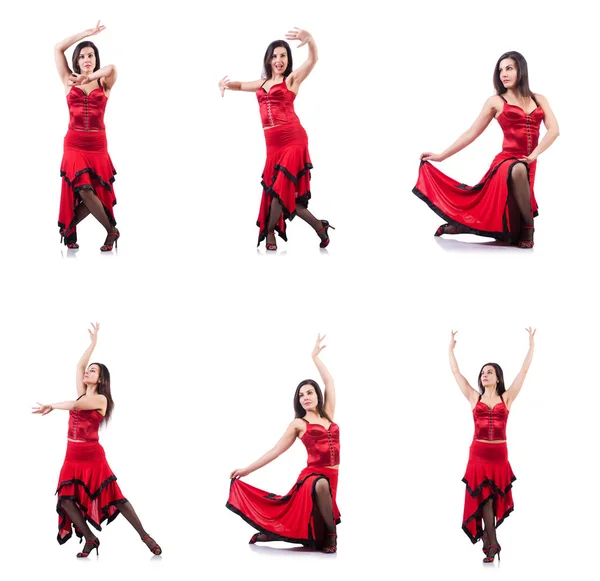 Female dancer dancing spanish dances Stock Photo