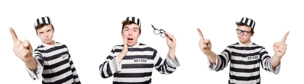 Funny prison inmate in concept — Stock Photo, Image