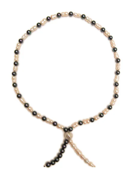 Elegant necklace isolated on white background — Stock Photo, Image