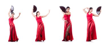 kadın dansçı İspanyol dansları
